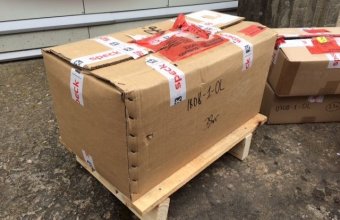 Shipment of the Order to the Customer. <br />Vacuum pump VZ-50-55.